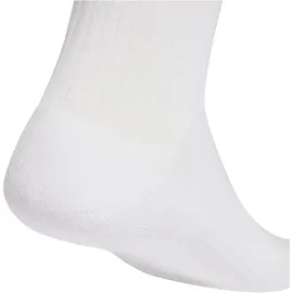 adidas 3-Streifen Cushioned Sportswear Crew Socken 3er Pack White/Lucid Orange/Lucid Red 43-45