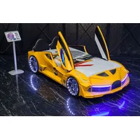 Autobett „Moon Aero“ in Gelb - Gelb