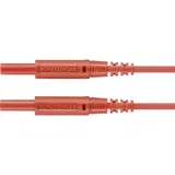 Schützinger MSFK A301 / 0.5 / 100 / RT Messleitung Stecker 2 mm Stecker 2 mm Rot 1 St.