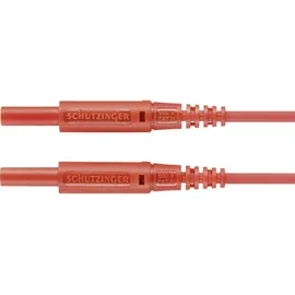 Schützinger MSFK A301 / 0.5 / 100 / RT Messleitung Stecker 2 mm Stecker 2 mm Rot 1 St.