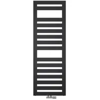 Zehnder Metropolitan Spa Design-Badheizkörper 1225 x 400 mm 474 W titan Seitenventil