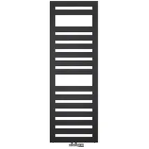 Zehnder Metropolitan Spa Design-Badheizkörper 1225 x 400 mm 474 W titan Seitenventil