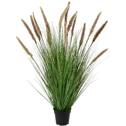 Kunstpflanze GRAS - braun