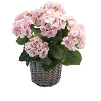 Easyplants Kunstpflanze Hortensie rosa 45 cm