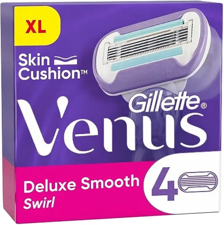 Gillette Venus Deluxe Smooth Swirl Rasierklingen 4 Stk.