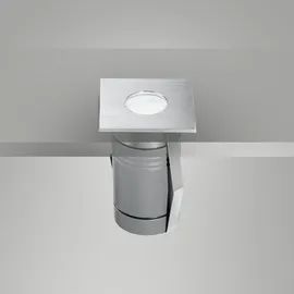 Fabas Luce Boden-Einbauleuchte Edelstahl 5,5 x 5,5 cm 3 W 3000 K 152 lm IP67