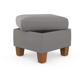 Home Affaire Stauraumhocker Caldera Polyester 58 x 48 x 58 cm Grau