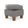 Home Affaire Stauraumhocker Caldera Polyester 58 x 48 x 58 cm Grau