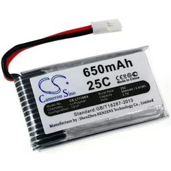 Powery Akku für Drohne Hubsan H107 / H107C / Typ H107C-A24