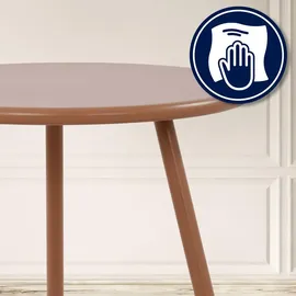 CLP Sitzgruppe Berena für den Garten I Set Tisch Berea und Stühlen Alpena wetterfest und UV-beständig I Gartenmöbel