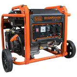 Black & Decker 3000w Benzin-generator - Orange / Black - One Size