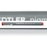 Staedtler pigment liner 308 0,3 mm, rot