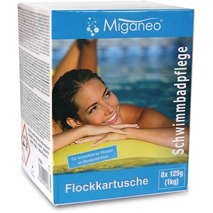 Miganeo® 1kg Flockkartuschen Flockungsmittel für Sandfilteranlage 97386