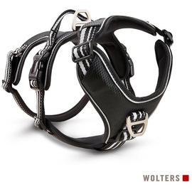Wolters Geschirr Active Pro No Escape, Größe:45-52.5 cm, Farbe:schwarz/Silber
