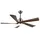 GLOBO Modesto 132 cm Deckenventilator Grau