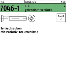 F. REYHER Nchfg. GmbH & Co. KG Senkschraube ISO 7046-1 PZ M4 x 25 1000 Stück