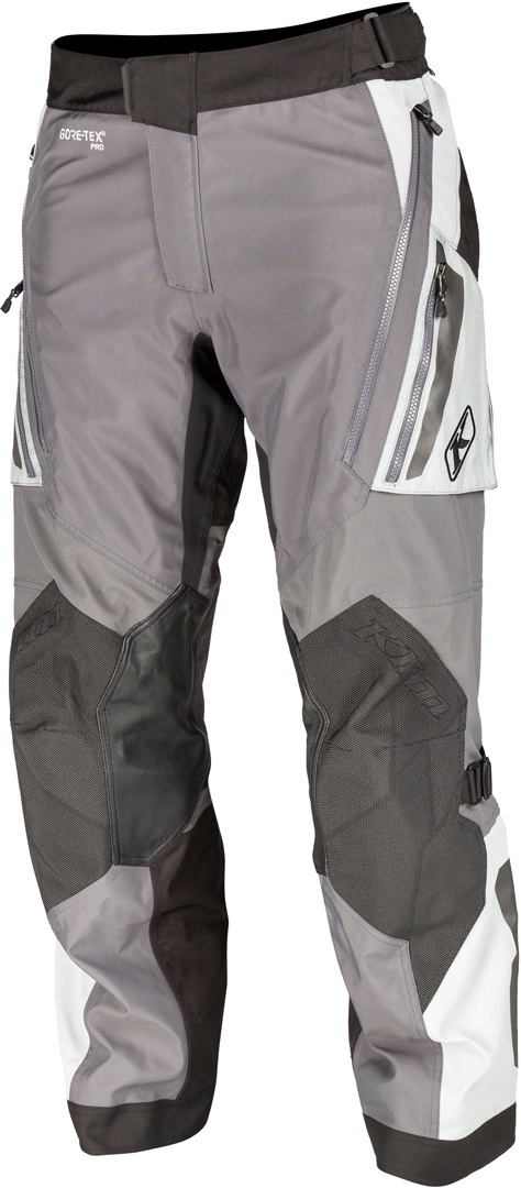 Klim Badlands Pro Motorfiets textiel broek, grijs, 38