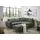 ed exciting design Eckcouch Polyester 3-Sitzer Dunkelgrün