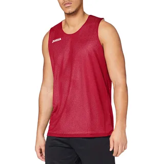 Joma Aro Basketball Reversibil T-Shirt, Herren, Rot-Weiß, XS