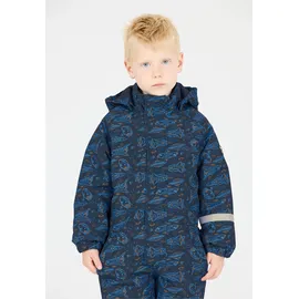 ZigZag Schneeoverall ZIGZAG "Tower", Kinder, Gr. 98, EURO-Größen, blau (dunkelblau), 100% Polyester, lang, Overalls, mit wasser- und winddichter TPU-Membran