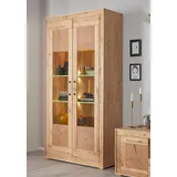 vogl möbelfabrik Vitrine Höhe 202 cm braun
