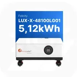 Felicity 5,12 kWh LUX-E-48100LG01/04 Wandspeicher LiFePO4 100Ah Niedervolt