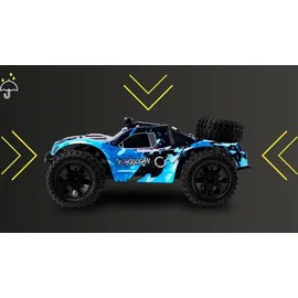 Overmax X-Hooligan Großes Schnelles Ferngesteuertes Auto, Maßstab 1:10, Geschwindigkeit 50 km/h Reichweite 100 Meter, 4x4-Antrieb 40 Minuten Fahrspaß LED-Beleuchtung