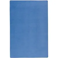Snapstyle Trend Velours Teppich, Joy Blau, 100x400cm