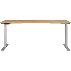 Germania Schreibtisch Jet Eiche / Silber