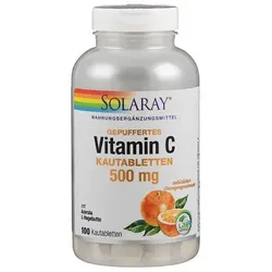 Vitamin C Kautabletten 500 mg Orange Solaray 100 ST