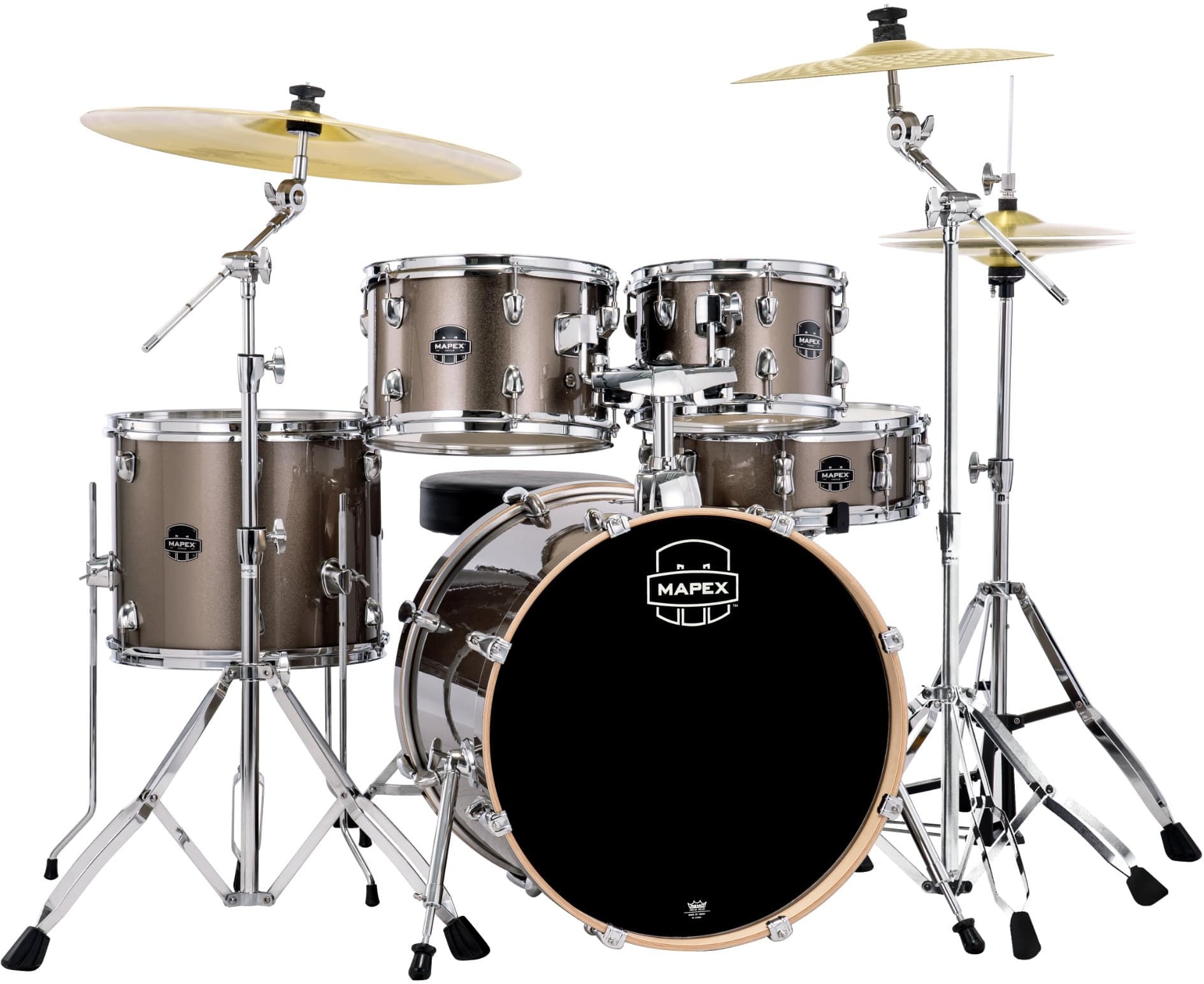 Mapex Venus Fusion Drumkit Copper Metallic