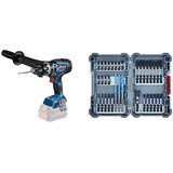 Bosch Professional BITURBO Akku Schlagbohrschrauber GSB 18V-150 C (ohne Akkus & Ladegerät) + 35-tlgs. Bohrer Bit Set (Pick and Click, Zubehör für Schlagschrauber, mit Bits und Universalhalter)