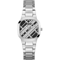 GUESS Damen Analog Quarz Uhr mit Edelstahl Armband GW0600L1