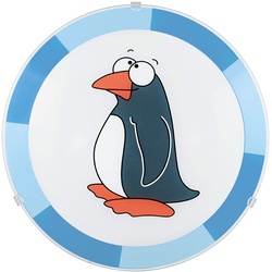 Decken Wand Lampe Baby Spiel Zimmer Fernbedienung Mädchen Pinguin im Set inkl. RGB LED Leuchtmittel