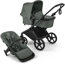 Bugaboo Fox Cub mit Liegeaufsatz und Sitz black/forest green