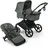 Bugaboo Fox Cub mit Liegeaufsatz und Sitz black/forest green