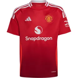 adidas Manchester United 24-25 Heim Teamtrikot Kinder in mufc red, Größe 164 - rot