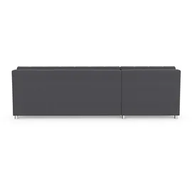DOMO collection Ecksofa DOMO COLLECTION "TREVISO viele Bezüge, auch in Cord, L-Form, 267x178 cm", grau, B:267cm H:83cm T:178cm, 100% Polyester, Sofas, Ecksofa, wahlw. mit Bettfunktion, inkl. Zierkissen, Unser Dauertiefpreis