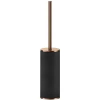 GESSI Inciso Stand-WC-Bürstengarnitur, Behälter Schwarz matt, 58544708, Farbe: Kupfer