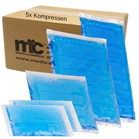 5x MC24® Kalt Warm Kompressen Kühlkompresse Kühlkissen Eispack Gelkissen, 4 Größen