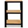 shelfplaza Schwerlastregal Metall 100x40x40 cm schwarz 3 Böden