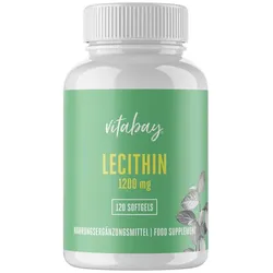 Lecithin 1200 mg Sojalecithin+Vit.E vegan Weichk. 120 St