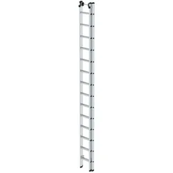 PROREGAL Sprossen-Schiebeleiter 2-teilig ohne Traverse 2x14 Sprossen
