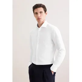 Seidensticker Businesshemd "Schwarze Rose", Herren, Gr. L (41), normale Ärmellängen, weiß, 100% Baumwolle, unifarben, slim fit, 2-Knopf-Manschette, Hemden, Slim 1/1 Kentkragen Uni