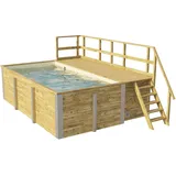 Weka Massivholzpool 595 Gr. 1 400 x x cm