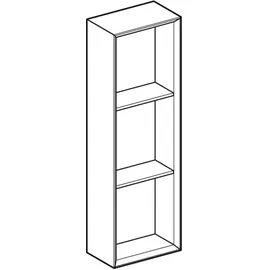 Geberit Regal 22,5x70x13,2cm, recht., we/ma lackiert