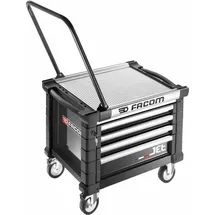 FACOM Mobile Werkzeugtruhe 4 Schubladen 3 Module, schwarz