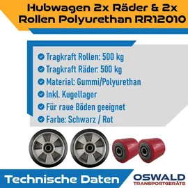 Oswald Transportgeräte Hubwagen 2 Räder