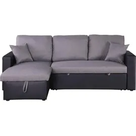 Habitat et Jardin Ecksofa alain Grau - Schwarz