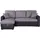 Habitat et Jardin Ecksofa alain Grau - Schwarz